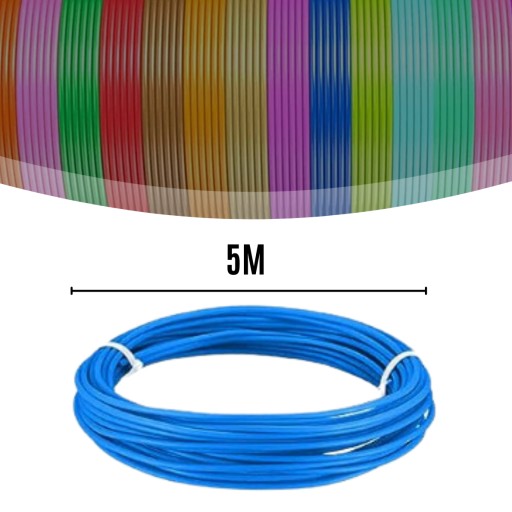 3D NÁPLNE DO PERÁ 3D PLA FILAMENT 20 farieb, každá 5 metrov, 100 M