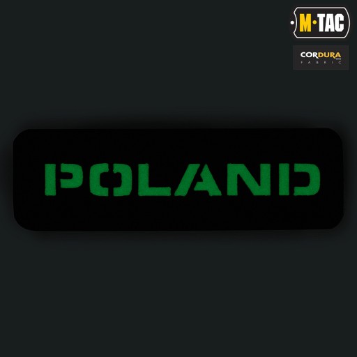 NÁPLATA POĽSKA 25x80 M-Tac FLUIORESCENT Olivová