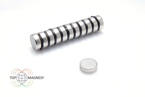 Neodymový magnet valcový MW 12x4 N38 10 ks
