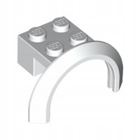 Lego Podbeh kolesa 50745 4259940 Biely 1ks N