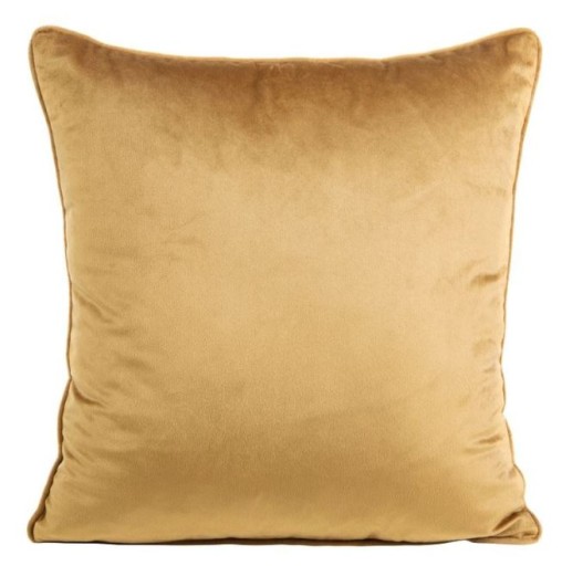 ČIERNA MEDOVÁ VELÚROVÁ OBLIECKA NA VANKÚŠ 40X40 EURO FRINS