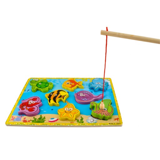 Sorter Puzzle pre deti Magnetická hra Chytanie rýb s magnetom