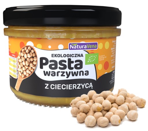 Bio cícerová zeleninová pasta 185 g Naturavena