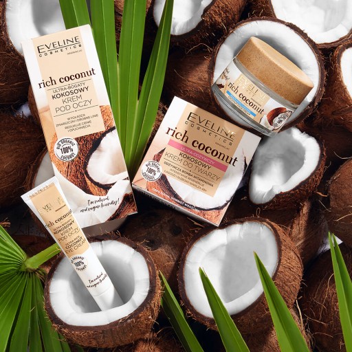 Krém na tvár Eveline Cosmetics Rich Coconut
