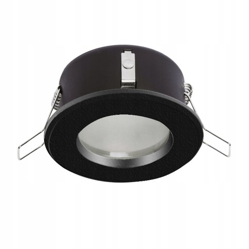 Hermetické halogénové očko pre Soffit Matt Black IP44