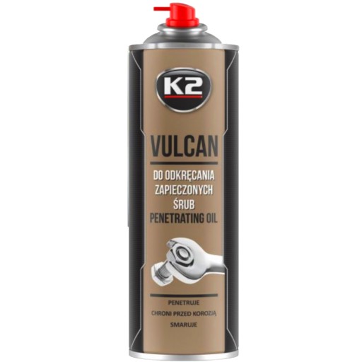 K2 VULCAN ODSTRAŇOVAČ SKRUTKOV ODSTRAŇUJE Skrutky 500ML