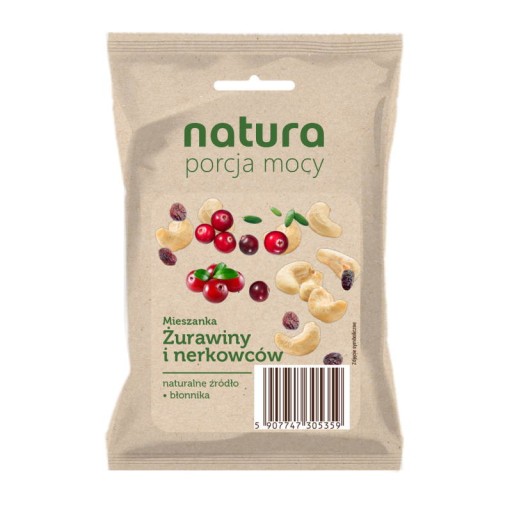 Natura Power Porcia brusnice a kešu 40g
