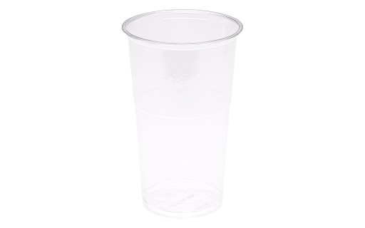 Plastový krígeľ 400 ml na pivo, 50 kusov