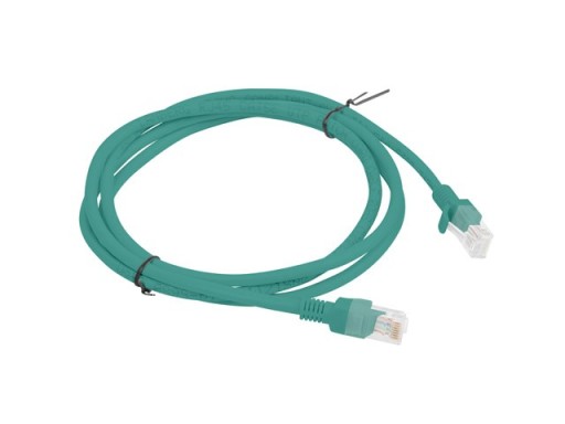 Patchcord RJ-45 LAN sieťový kábel 1,5M cat 5E zelený pre počítačový router