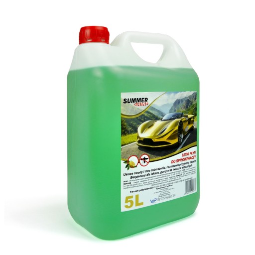 SUMMER SHINE letná kvapalina do ostrekovačov 5L Lemon