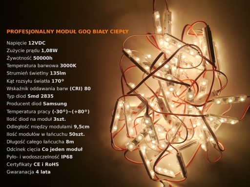 LED LENS MODUL GOQ SAMSUNG 2835 1,08W 3000K