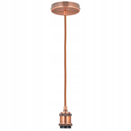 ZÁVESNÉ stropné svietidlo, ozdobný držiak žiarovky E27, LAMPA LOFT Copper