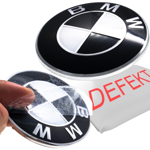 ZNAK BMW 74mm ODZNAK KOHÚTKA E39 E46 CHYBA!
