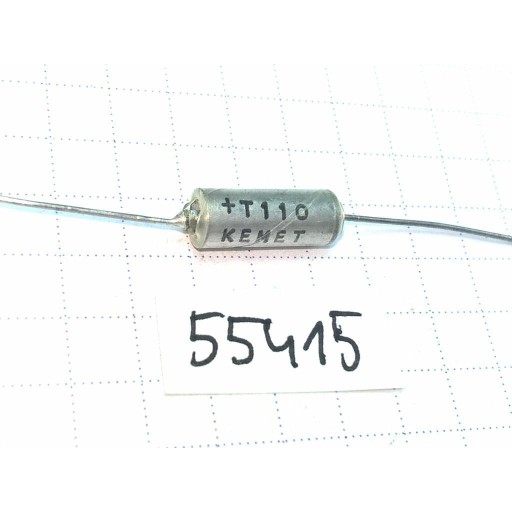Tantal 47uF 6V 5x12 10% KEMET T110 axiálny x5