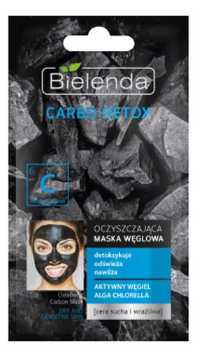 Bielenda Carbo Detox čistiaca maska 8 g