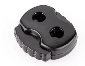 LINE STOPPER KONCOVÁ SVORKA ČIERNA 5mm - 10 ks