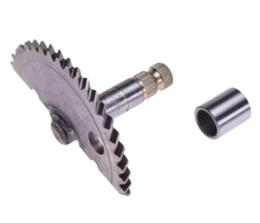 Kolobežka GY6 4T, hriadeľ štartéra 57 mm pre 8T koleso