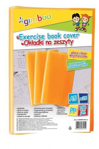 Kryštálový obal na zošit A5 25 ks