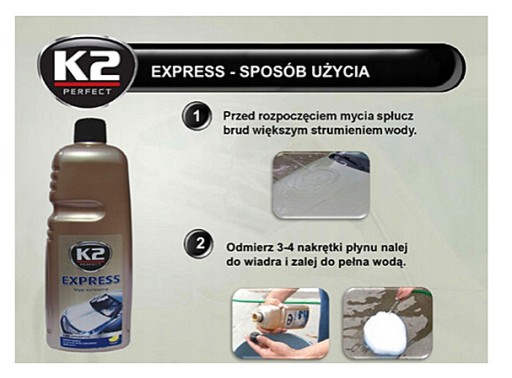 D5K96 K2 EXPRESNÝ ÚČINNÝ AUTOŠAMPÓN 500ML FV K130