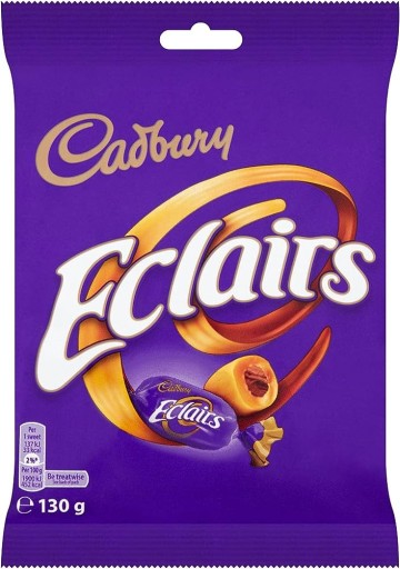 CADBURY Eclairs karamelové cukríky 130g