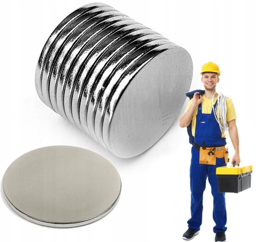 NEODYMOVÉ MAGNETY 9,5x1 mm 10 ks okrúhle NEODYMOVÉ SILNÉ