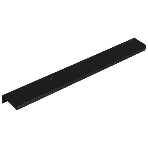 Nábytkové madlo montované na hranu do skrinky METAL BORDO 320/340mm Čierna
