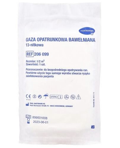 Gázový obväz HARTMANN zábava. obálky. ja a. 13n, 1/2 m2