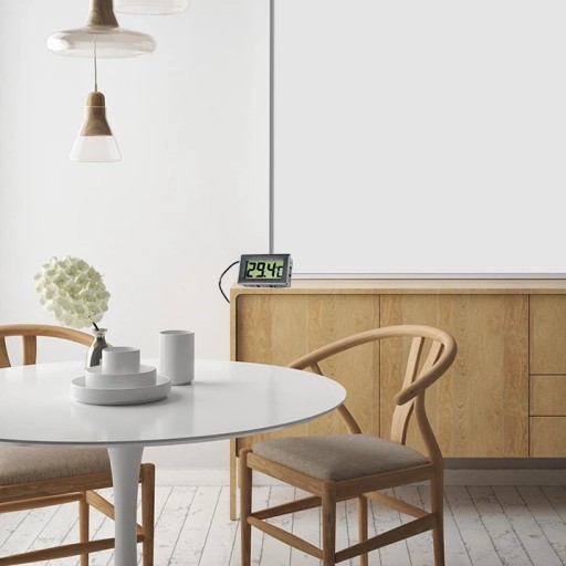 ARSA GO LCD KUCHYŇSKÝ Teplomer DO AKVÁRIOVÉHO TERÁRIÍ VÍNA SONDA čierny