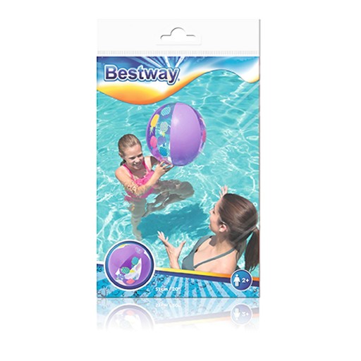 BESTWAY 31036 PLÁŽOVÁ LOPTA 51 CM 3 VZOR 3+