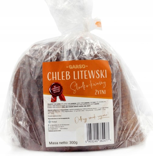 Tradičný litovský ražný chlieb