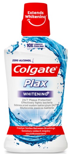 COLGATE PLAX WHITENING ústna voda 500 ml
