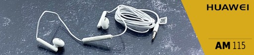 ORIGINÁLNE Slúchadlá do uší Huawei AM115 P8 P9 P10 P20 P30 Mate Jack 3,5 mm