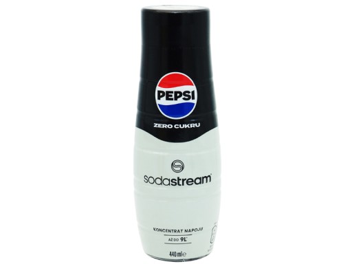PEPSI MAX NULOVÝ KONCENTRÁT SIRUP PRE SODASTREAM SATURATOR 9L DRINK s 440ml