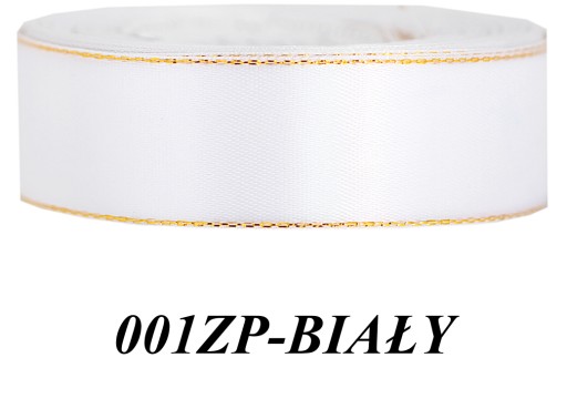 Saténová stuha Golden Stripes 25mm/27m 15ko