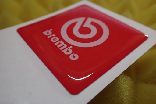 NÁLEPKA BREMBO 3D NÁLEPKA 3,8 x 3,8 cm