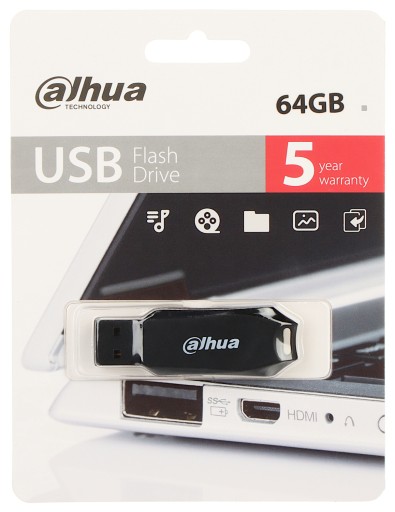 PENDRIVE USB-U176-20-64G 64 GB USB 2.0 DAHUA