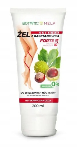 Forte aktívny gaštanový gél na unavené nohy a chodidlá 200 ml