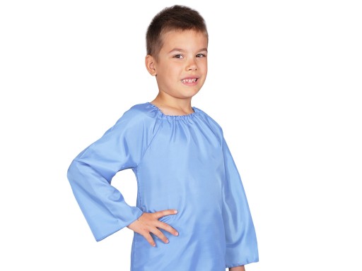 KOŠEĽA S DLHÝM RUKÁVOM, MODRÝ OUTFIT 116-128