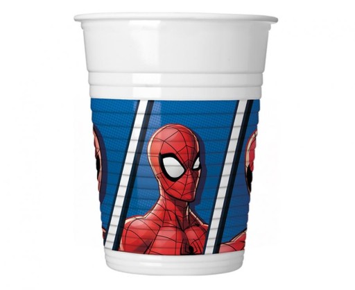 Plastové poháre Spider-Man Team Up Marvel, 200 ml, 8 ks.