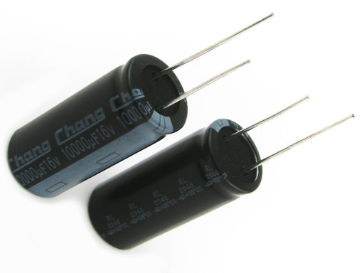 KONDENZÁTOR 10000uF / 16V 16x35 105* LONGLIFE 2KS