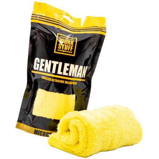 WORK STUFF Gentleman Yellow Univerzálne bezšvové mikrovlákno 40x40 500gsm