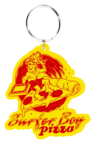 Kľúčenka Stranger Things 4 Surfer Boy Pizza