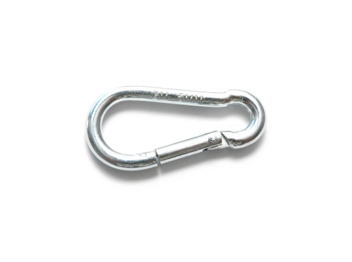 POZINKOVANÁ KARABÍNA NA LANÁ 5 MM 5X50mm /10ks/