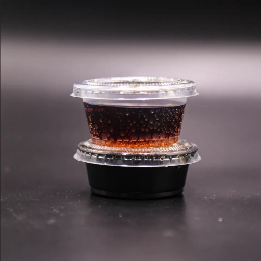 NÁDOBY + viečka NA OMÁČKU DIP DRESSING OMÁČKY 50ml TESNÉ viečko