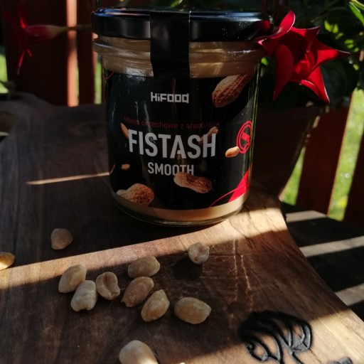 BIG FISTASH CRUNCHY arašidové maslo 900g HiFOOD