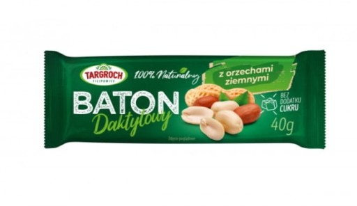 Datlová tyčinka s arašidmi 40 g Targroch