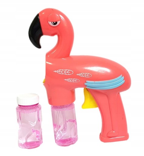 BUBBLE GUN FLAMING RUŽOVÁ + DVE TEKUTINY