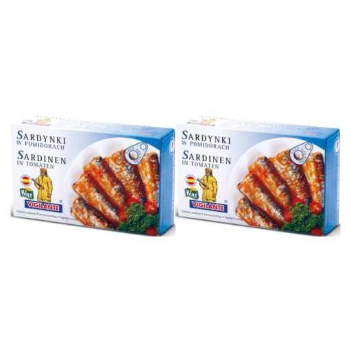 2x Španielske sardinky v paradajkách 120g srdiečka