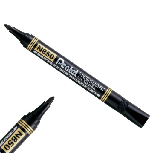 BLACK MARKER permanentný okrúhly fix PENTEL N850 permanentný fix