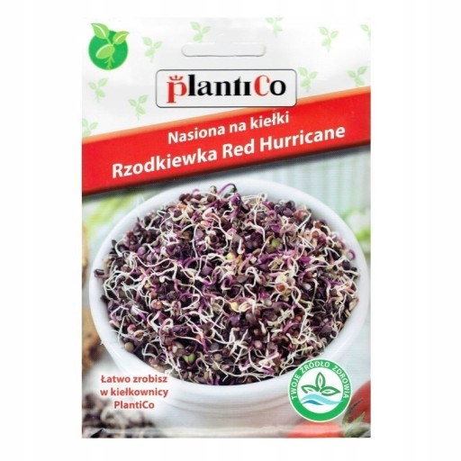 REĎKOVKA ČERVENÁ SEMIENKA HURIKÁNU PRE KLÍČKY Semená PlantiCo